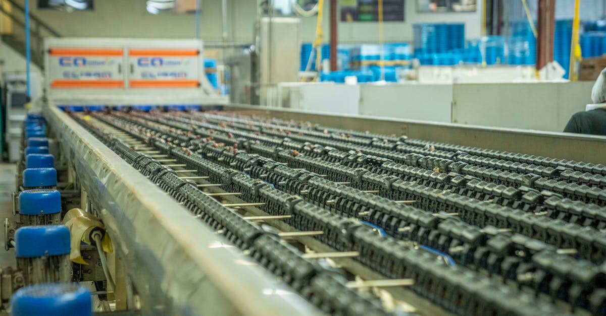 Inbound logistics receiving dock at a manufacturing facility