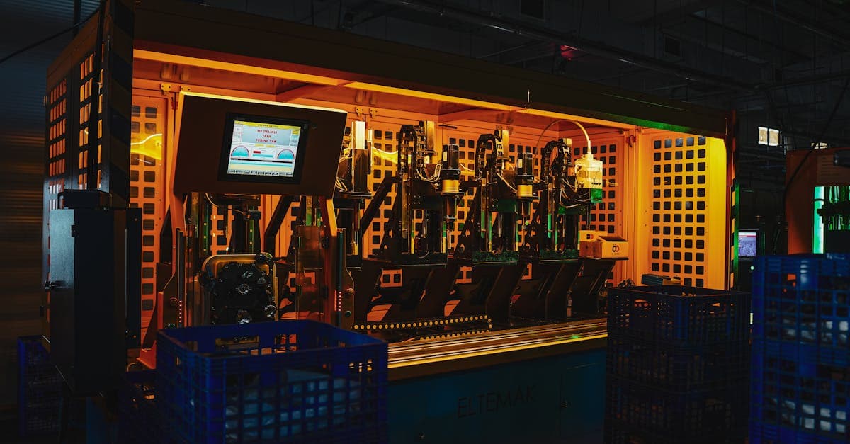 Subassembly components being built for final assembly