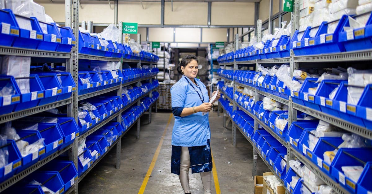 Streamlined supply chain flow diagram showing lean material movement from suppliers through manufacturing to customers