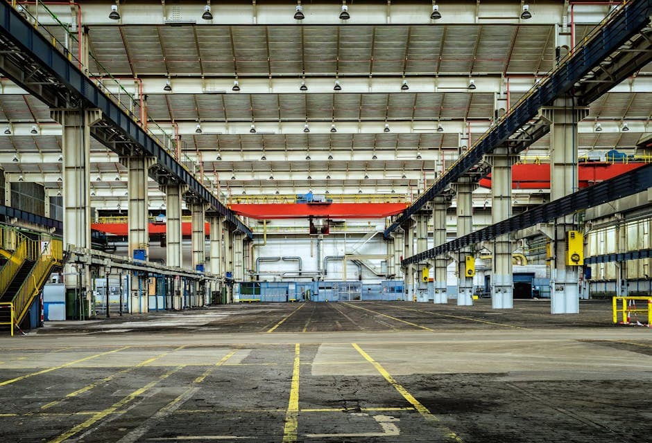Industrial manufacturing facility with production planning and scheduling operations